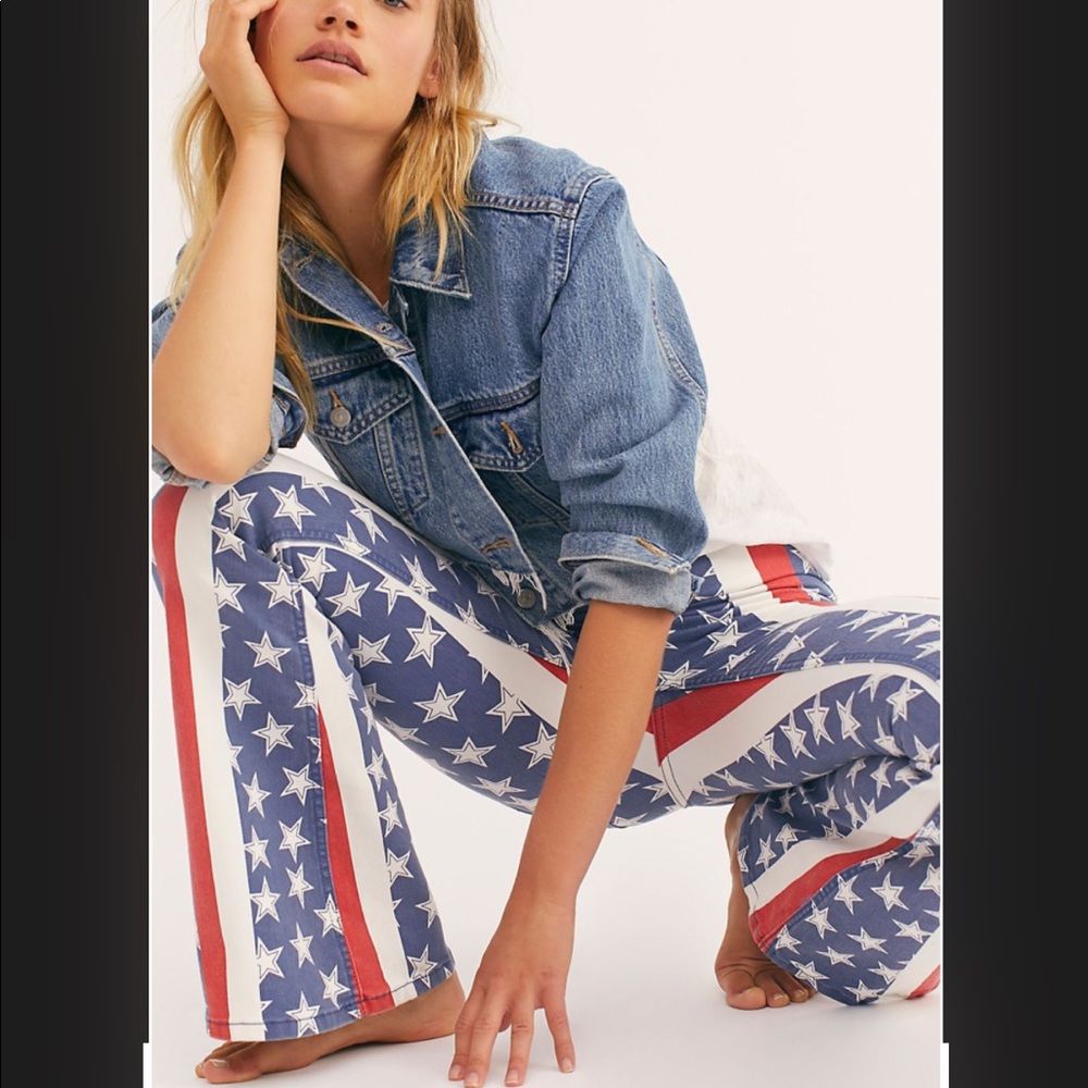 Free People Penny pull-on stars and star